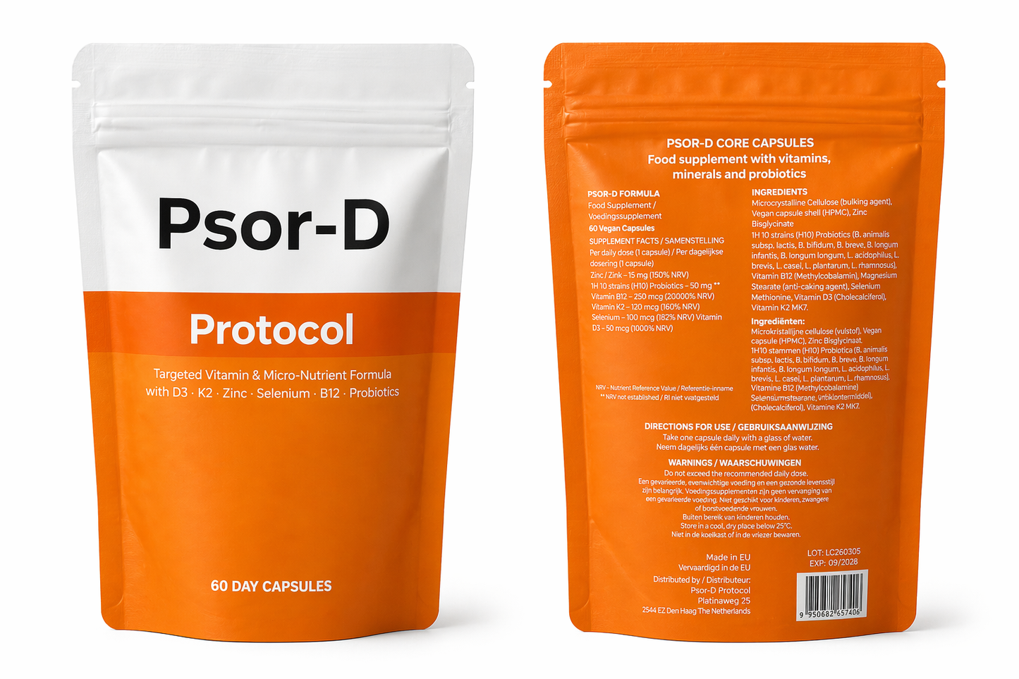 Psor-D Protocol / 60 dagelijkse capsules