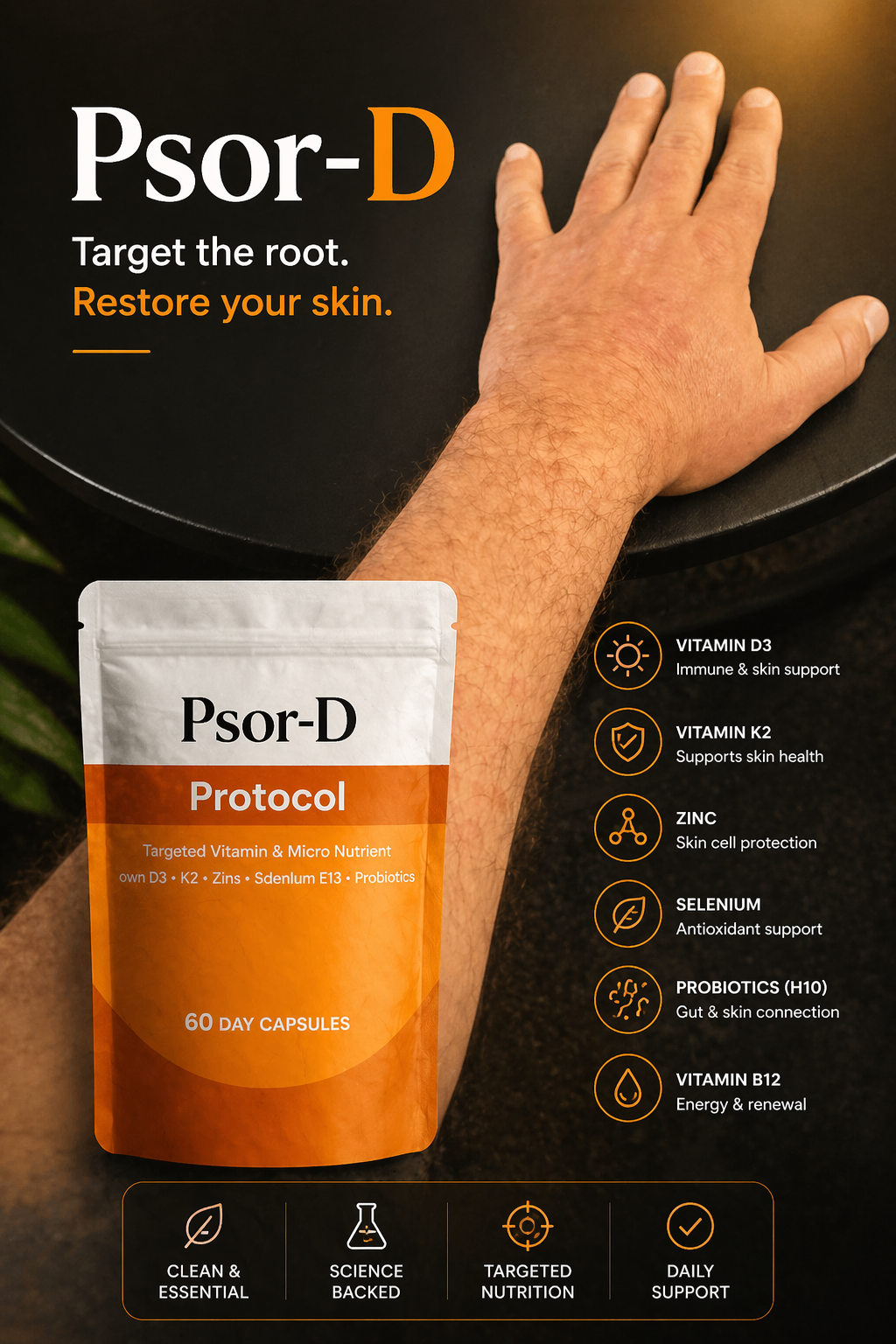 Psor-D Protocol / 60 dagelijkse capsules